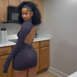 Goals Day-Party Dress - Grey