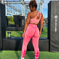 GOALS Pink Metas Leggings