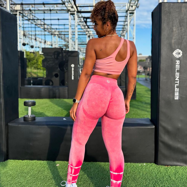 Pink Metas Leggings – Goals Brand