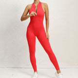 GOALS Brazilian Zip Bodysuit - Red